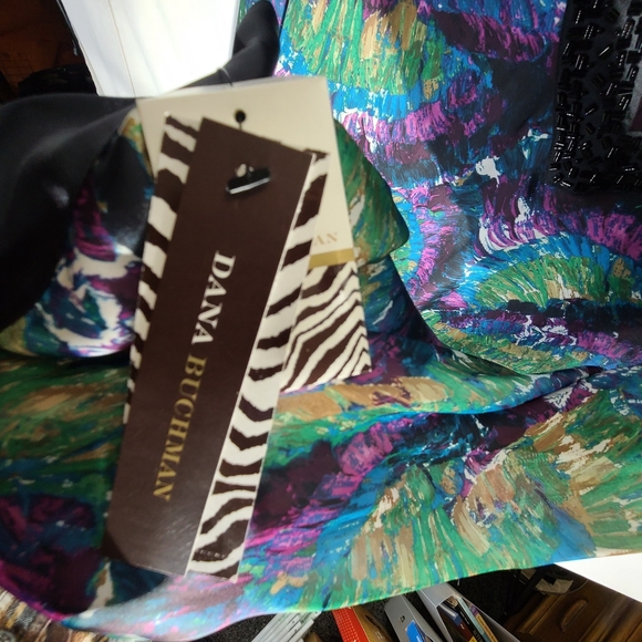 DANA BUCHMAN NWT X-LARGE BEADED BLOUSE VINTAGE - Picture 7 of 7